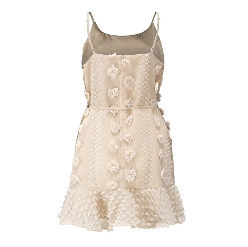 🍒NWT🍒 BOHO BABYDOLL MINI DRESS - Picture 4 of 9